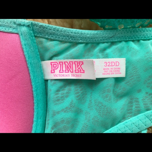 NWOT Victoria’s PINK32DD Front CloseLace W/ T-back - Picture 3 of 3